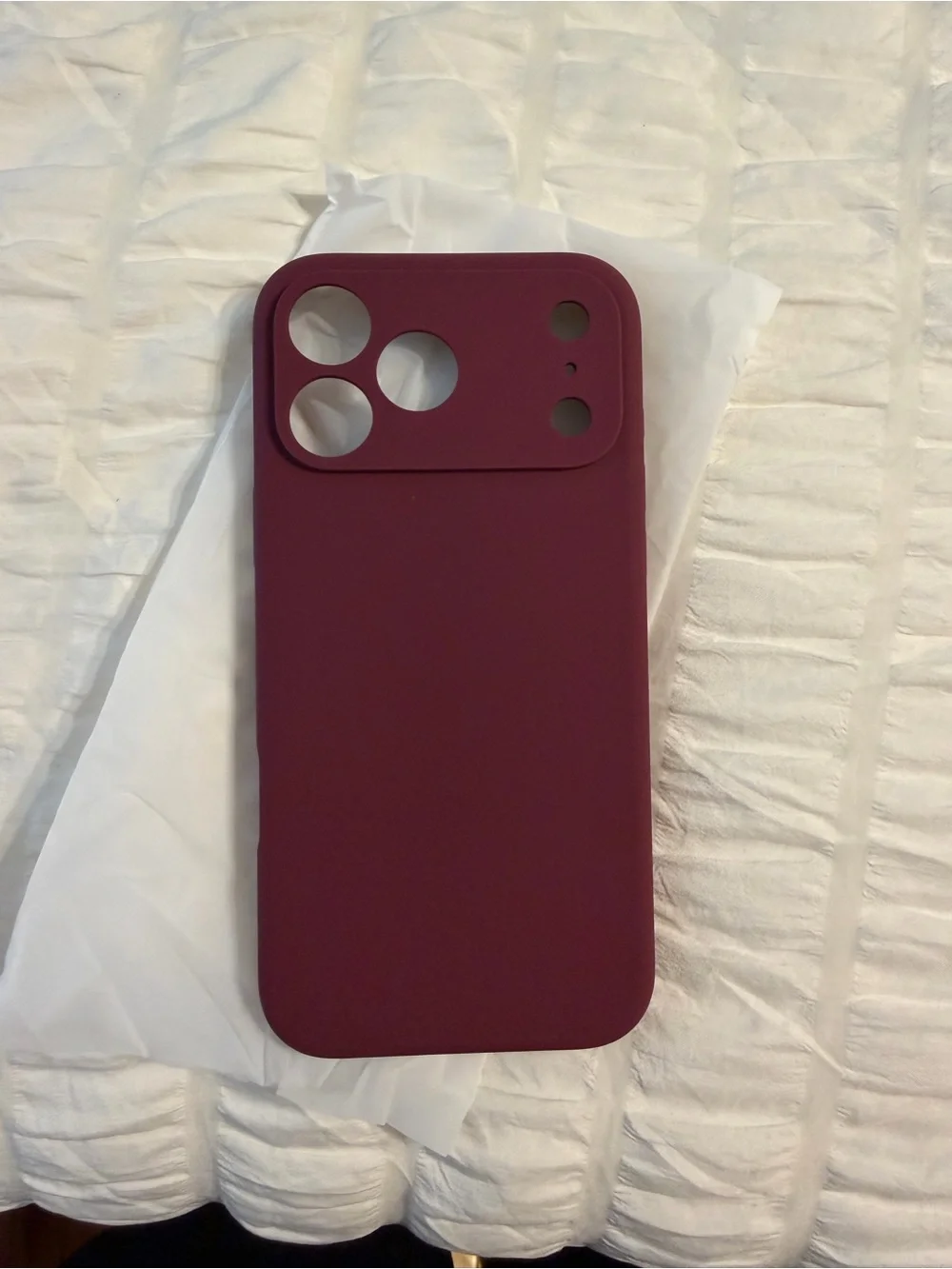 Silicone Protective Phone Case - Burgundy